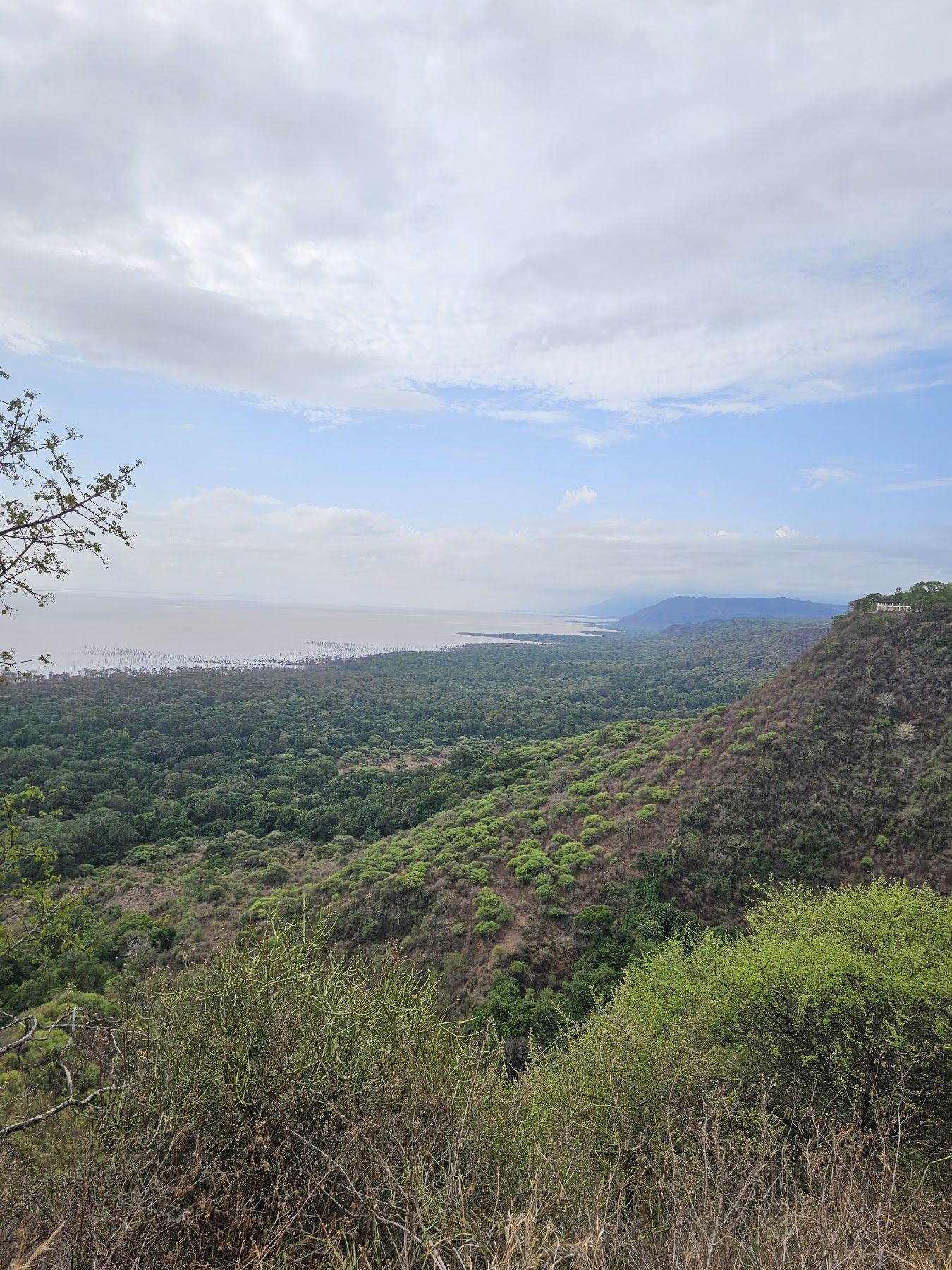 The landscape around Lake Manyara